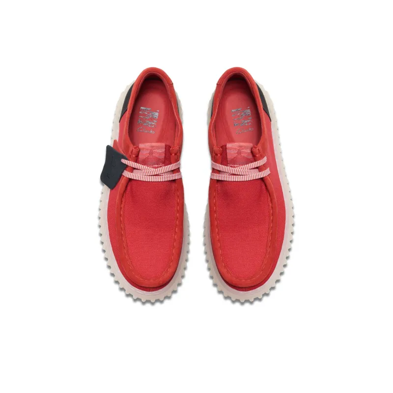 Clarks Casual Shoes Men Low Top Red-2