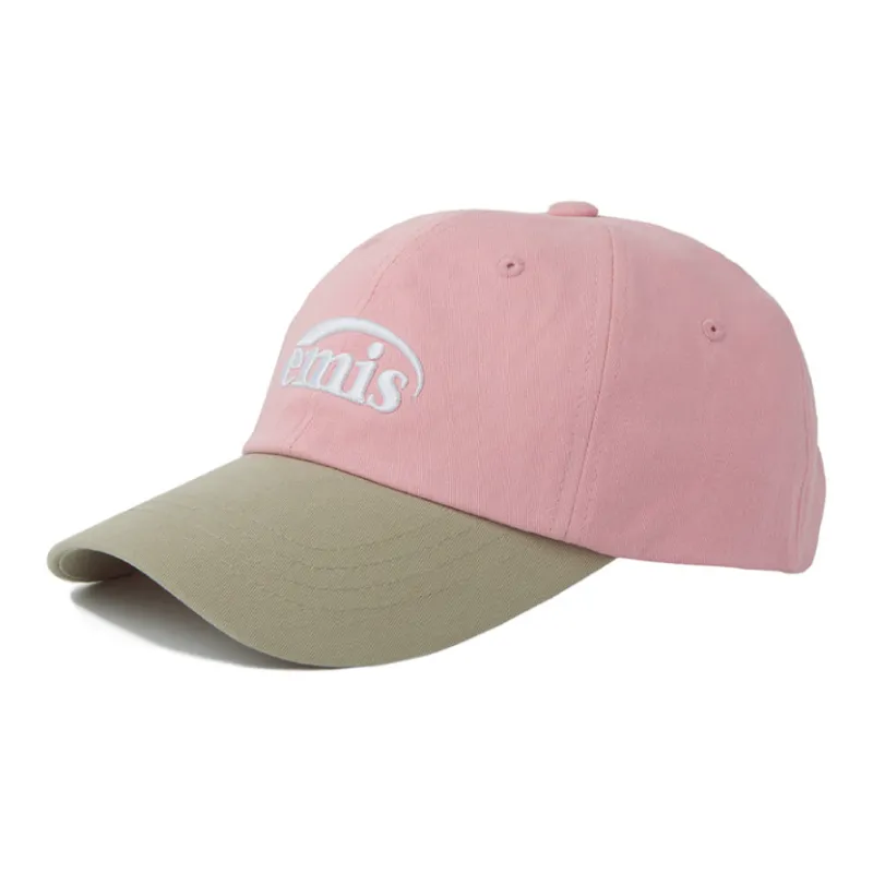 Emis Cotton Baseball Caps Unisex Pink-1