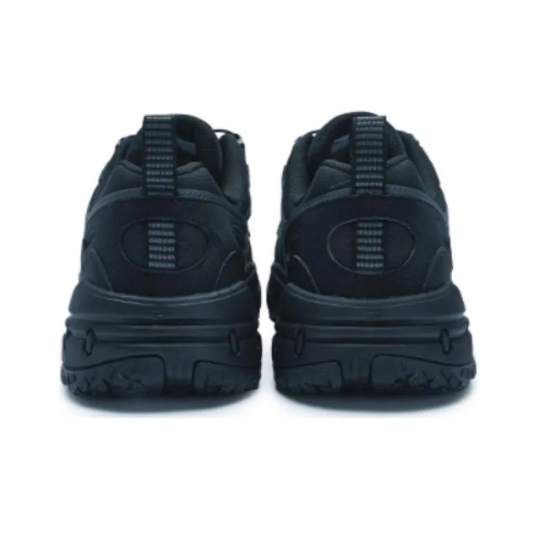 FILA FUSION KRIPTONITE Cushioning Lightweight Wear Resistant Low Top Casual Shoes Men's Black Gray-3