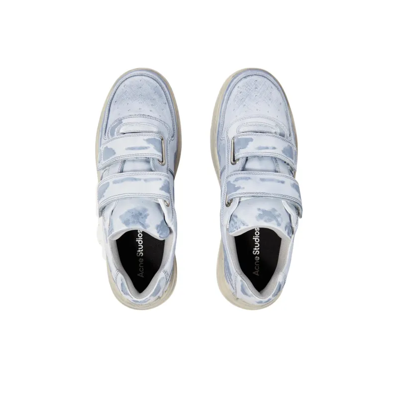 Acne Studios Low Top Skateboard Shoes Men's Blue White-3