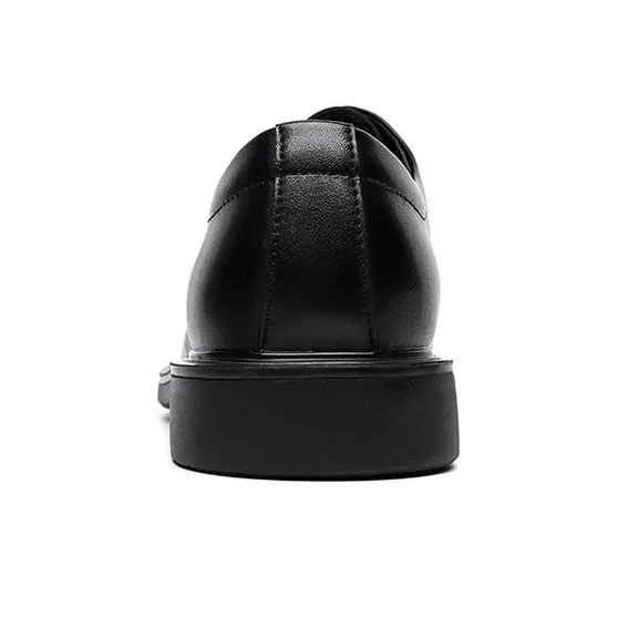 GZZ Dress Shoes Men Low Top Black/Brown-2