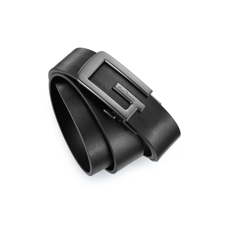 FAIRWHALE Letter Automatic Buckle Genuine Leather Vintage Belt Men's Width 3.5CM-5