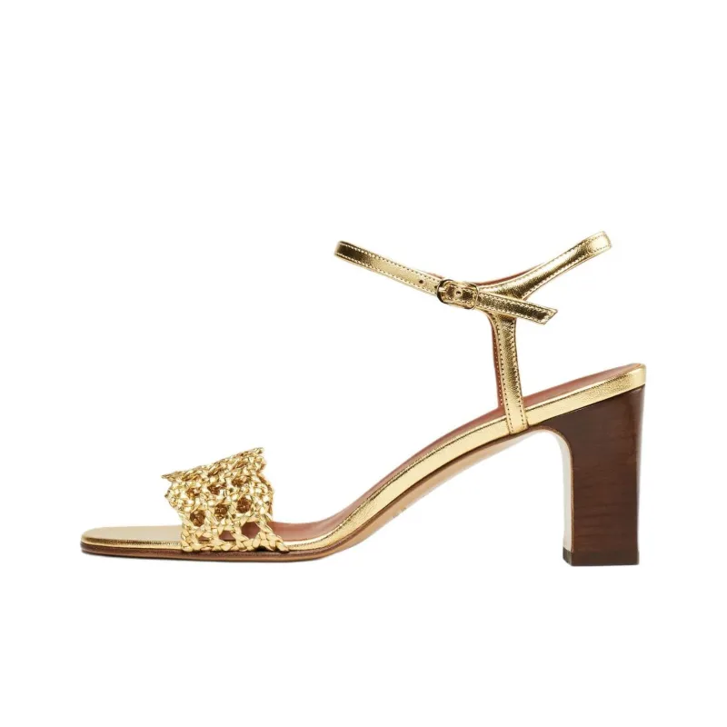 MICHEL VIVIEN Strap Sandals 6.5cm Women's Gold-0