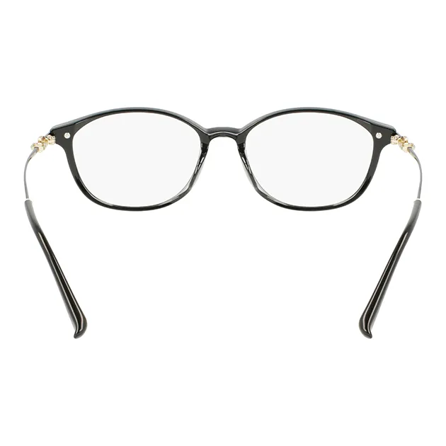 FERRAGAMO Injection Molded Oval Eyeglass Frames Unisex Black-2