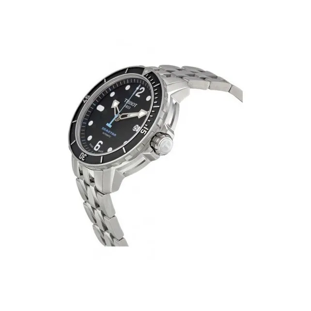 TISSOT Starfish Collection Automatic Mechanical Movement Men's Watches Watch 42mm Black Dial T066.407.11.057.00-2