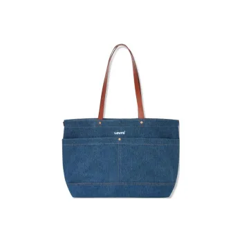 Levi's Cotton Handbag Large Size Women's Denim Blue
