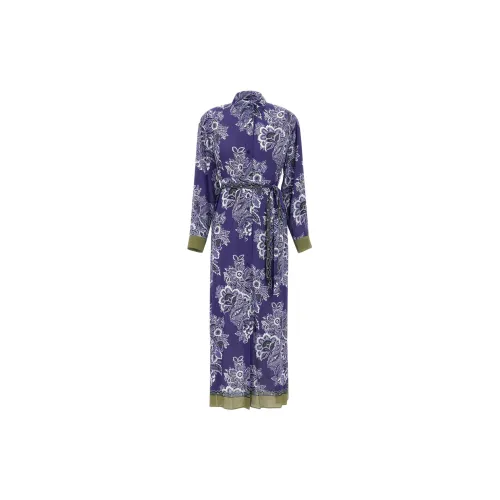 ETRO Long-Sleeved Dresses Women's Purple