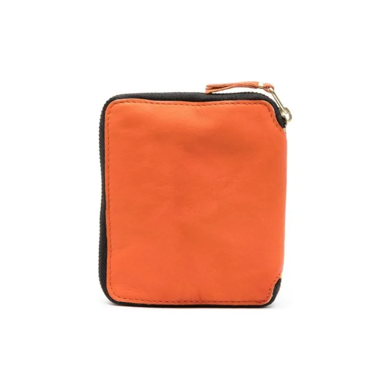 CDG Calfskin Wallet Regular Men's Pumpkin Orange-2