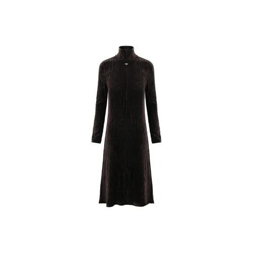 COCOBELLA Long-Sleeved Dresses Women's Velour Black Velvet