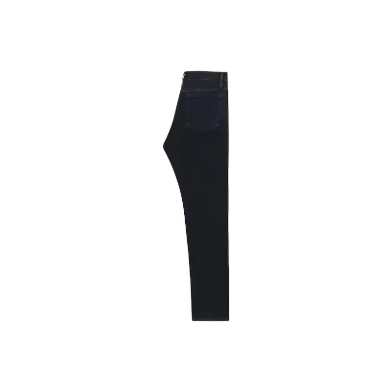 FRAME Logo Patch Straight Leg Jeans-1