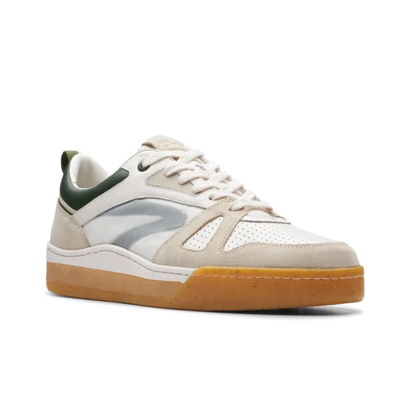 Clarks Art Movement Series Low Top Skateboard Shoes Men's White-1