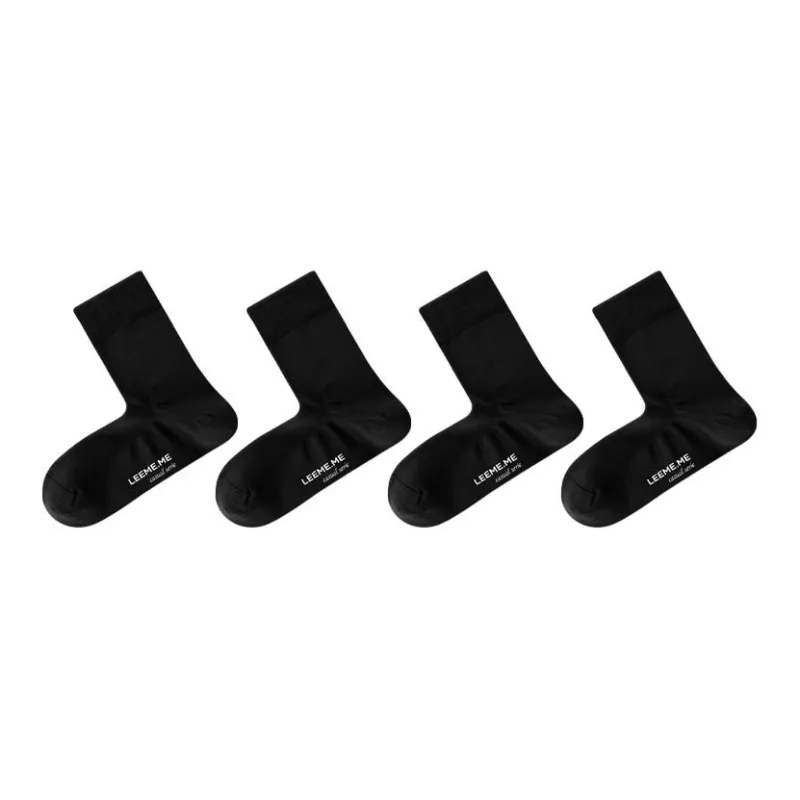 LEEME.ME Mid Calf Socks Men's 4 Pack-1