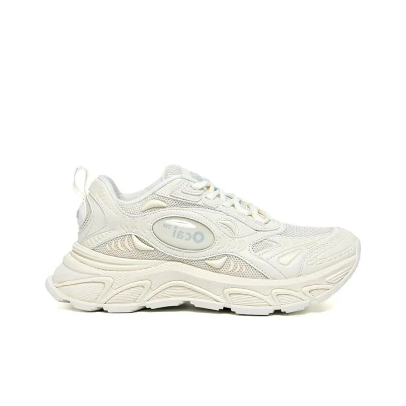 Ocai Runtech3.0 Durable Breathable Low Top Running Shoes Unisex Milk White-1