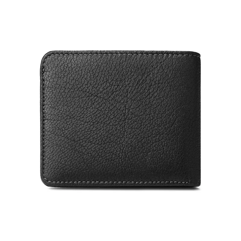 SEPTWOLVES Top Grain Sheepskin Wallet Regular Men's Black-2