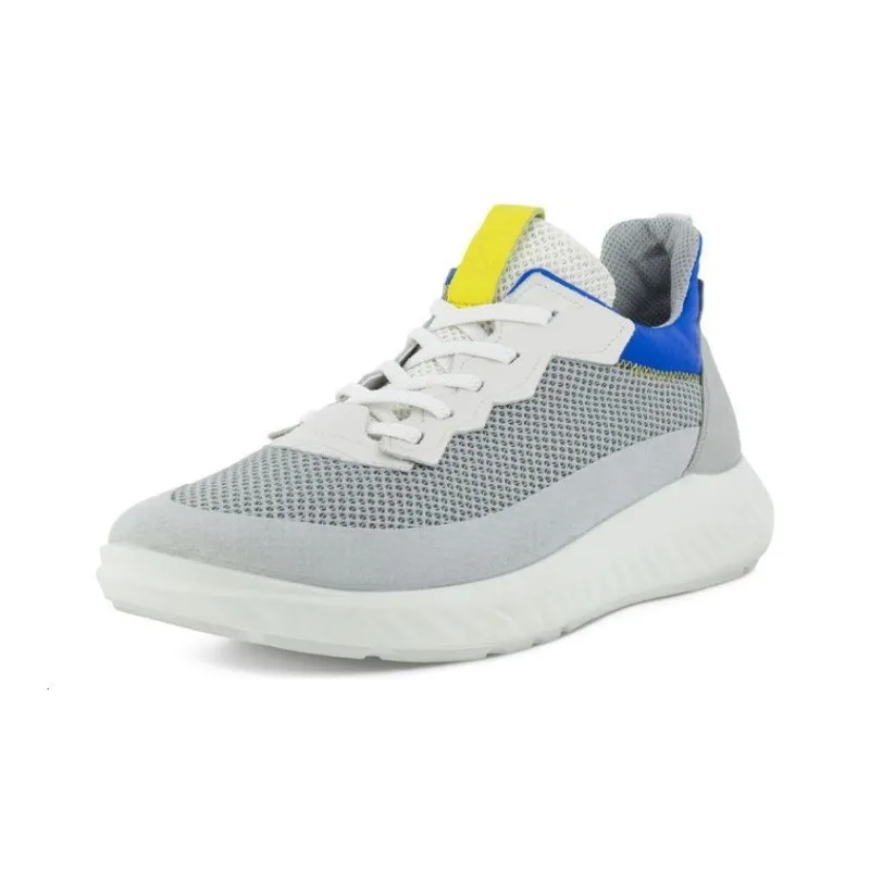 Ecco ATH 1FM Slip Resistant And Abrasion Resistant Coverage Low Top Sports Casual Shoes Men's White-2