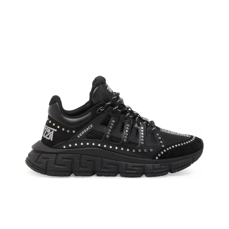 VERSACE La Greca Black Silver-1