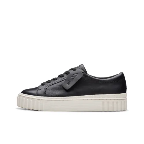 Clarks Skateboard Shoes Women's Low-Top Black