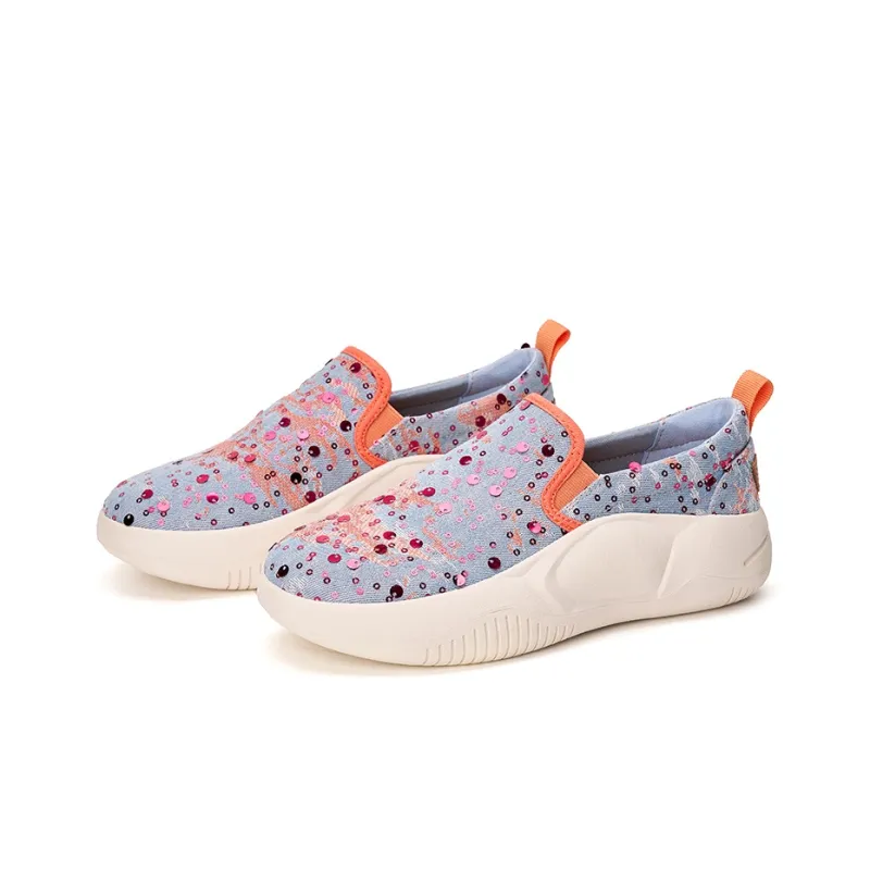 Joy&Mario Lightweight Height Increasing Low-Top Casual Shoes Women's-1