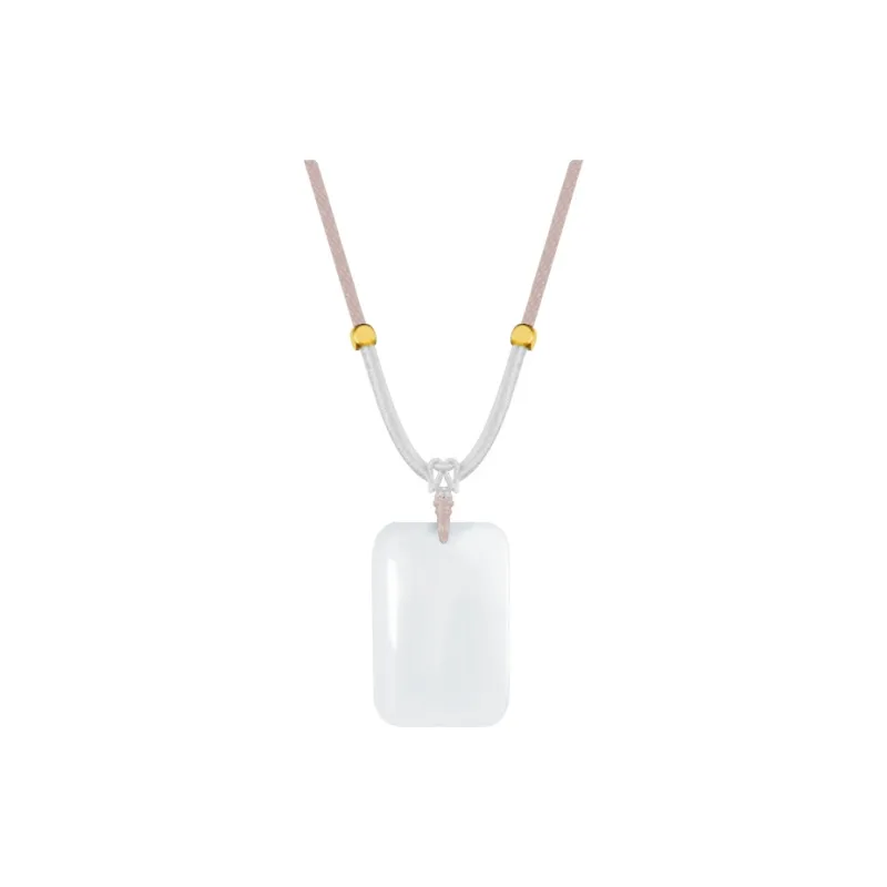 YUOFFICIAL Chalcedony Necklaces Unisex-5