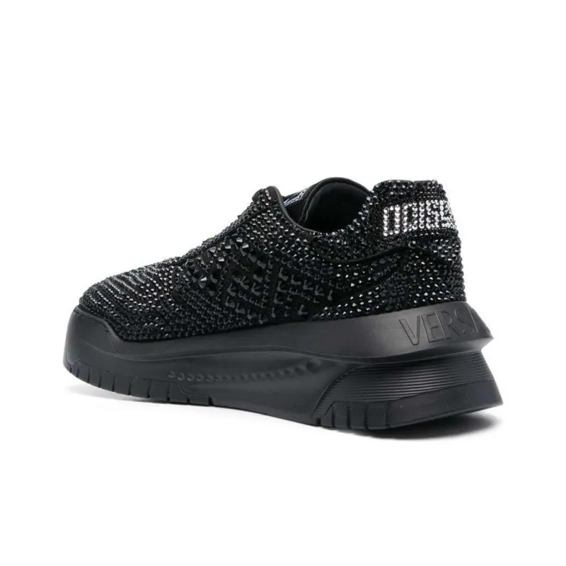 VERSACE Odissea Crystal-embellished Sneakers-2