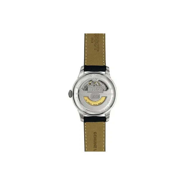 TISSOT Le Locle Collection Automatic Mechanical Movement Men's Watches Watch 39.3mm White Dial T41.1.423.33-3