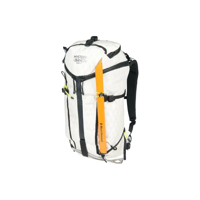 MYSTERY RANCH Nylon Outdoor Mountaineering Bag Backpack Unisex White/Lemon-3