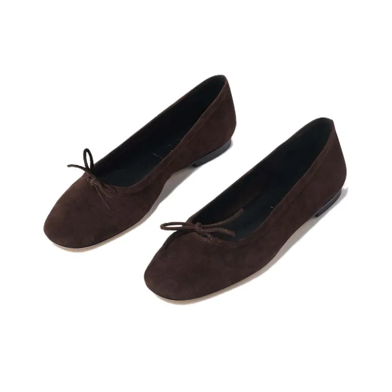 Aeyde Casual Single Shoes 0.8cm Women's Brown-2