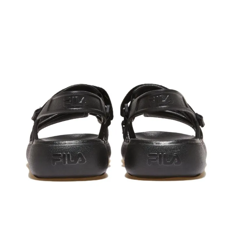 FILA DRIFTER Beach Sandals Unisex Black Korean Style-4