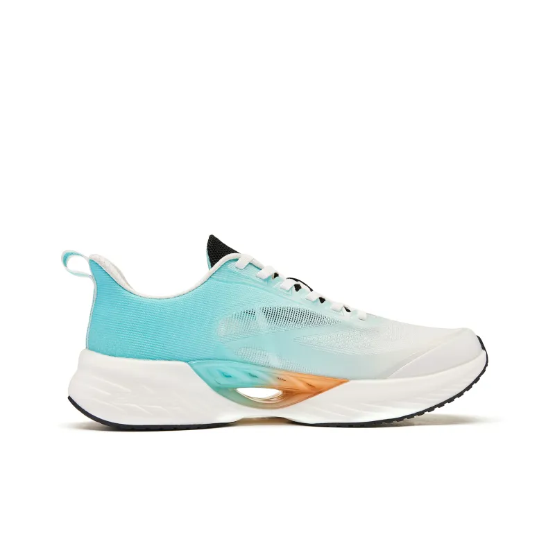 QIAODAN Flying Shadow Team2.0 Wear-Resistant Slip-Resistant Low-Top Q-KUNGFU PRO Running Shoes Men's White Blue-1