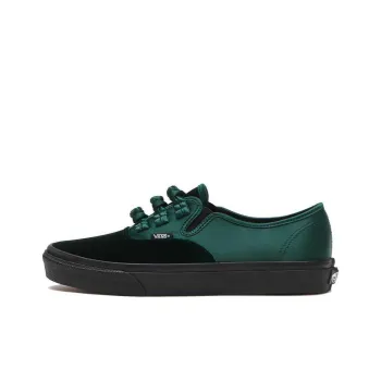 BILLY'S x Vans Authentic Series KUNG FU Anti Slip Wear Resistant Low Top Skateboard Shoes Unisex Black Green