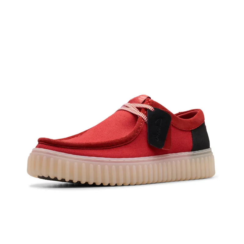 Clarks Casual Shoes Men Low Top Red-1