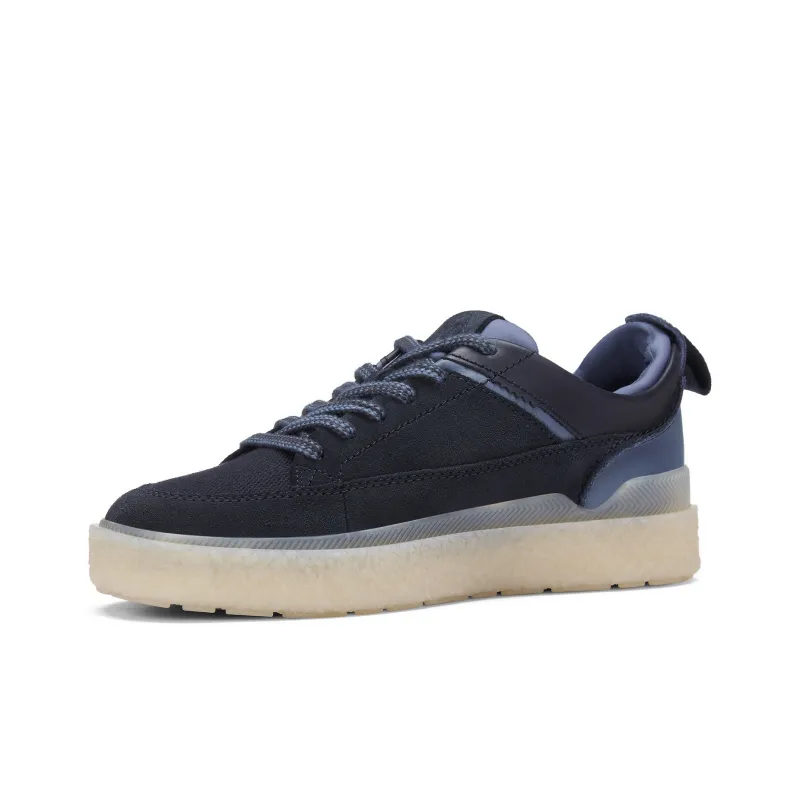 Clarks Low Top Skateboard Shoes Men's Blue-1