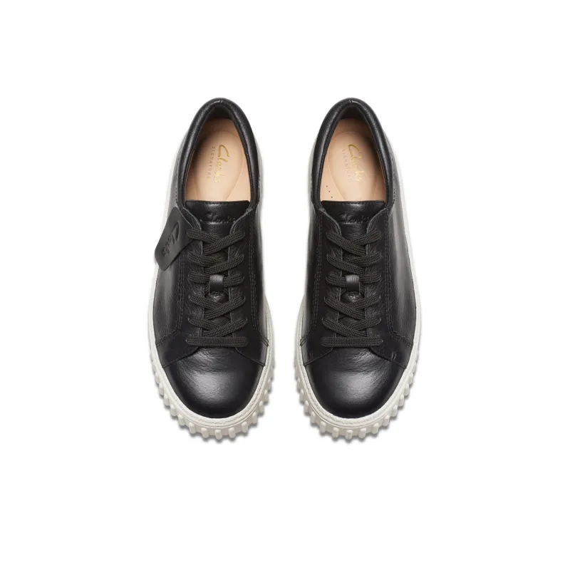 Clarks Low Top Skateboard Shoes Women's Black-2