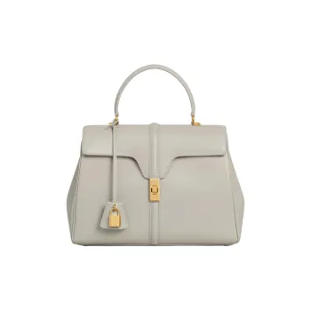 CELINE Satin Calfskin Shoulder Bag, Crossbody Bag, Handbag Women's Colored Sunstone
