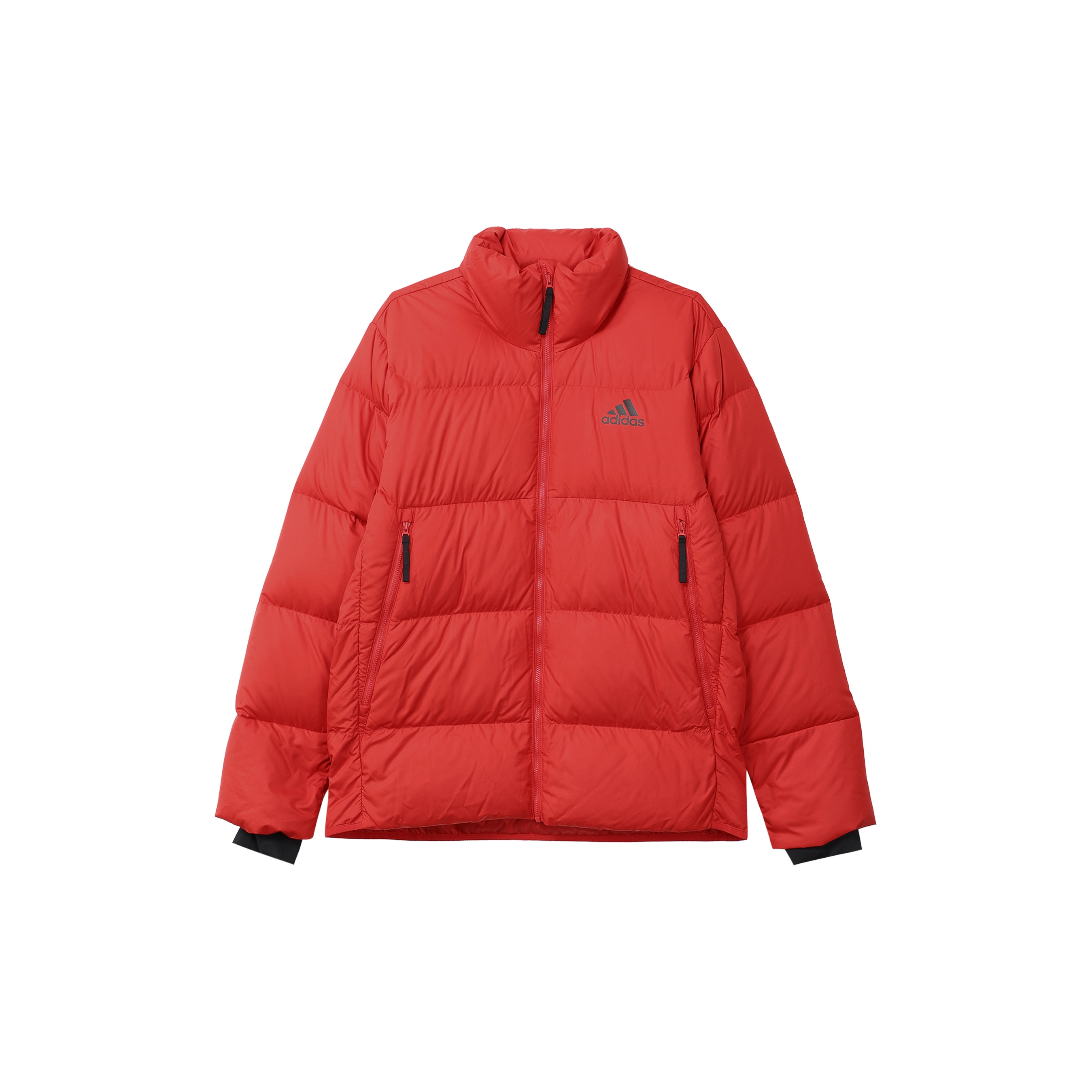 Adidas red puffer jacket on sale