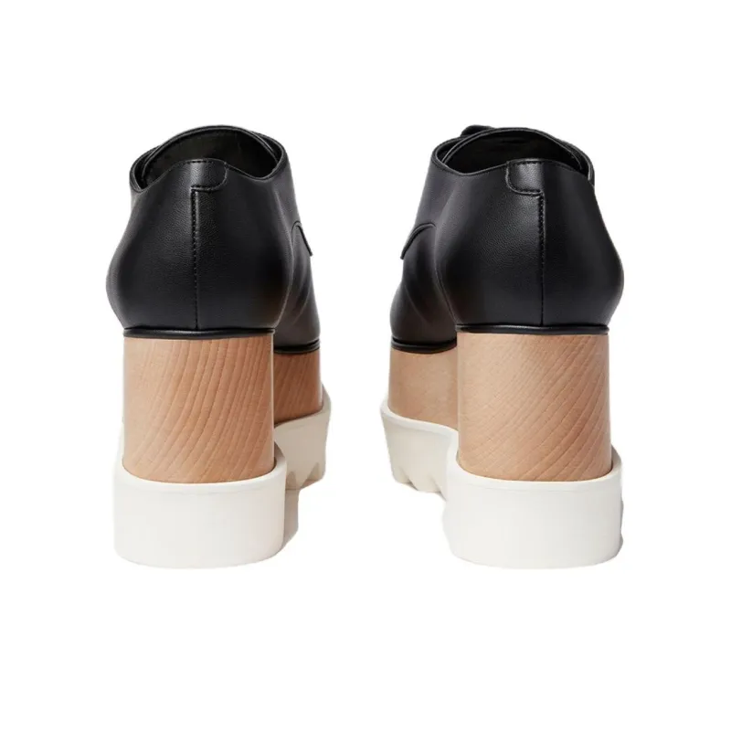 Stella McCartney Elyse Lace Up Platform Shoes Women's-4