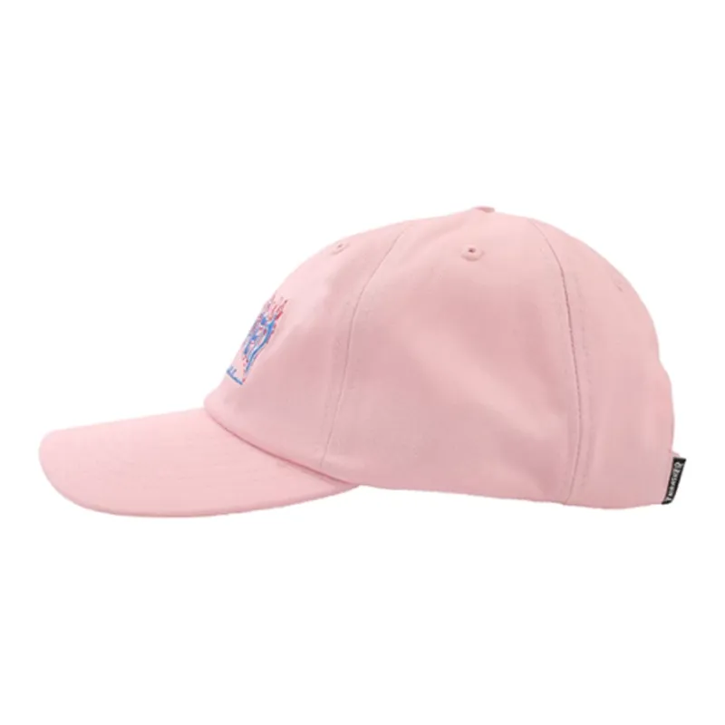 Thrasher Cotton Baseball Caps Unisex Black White Pink-7