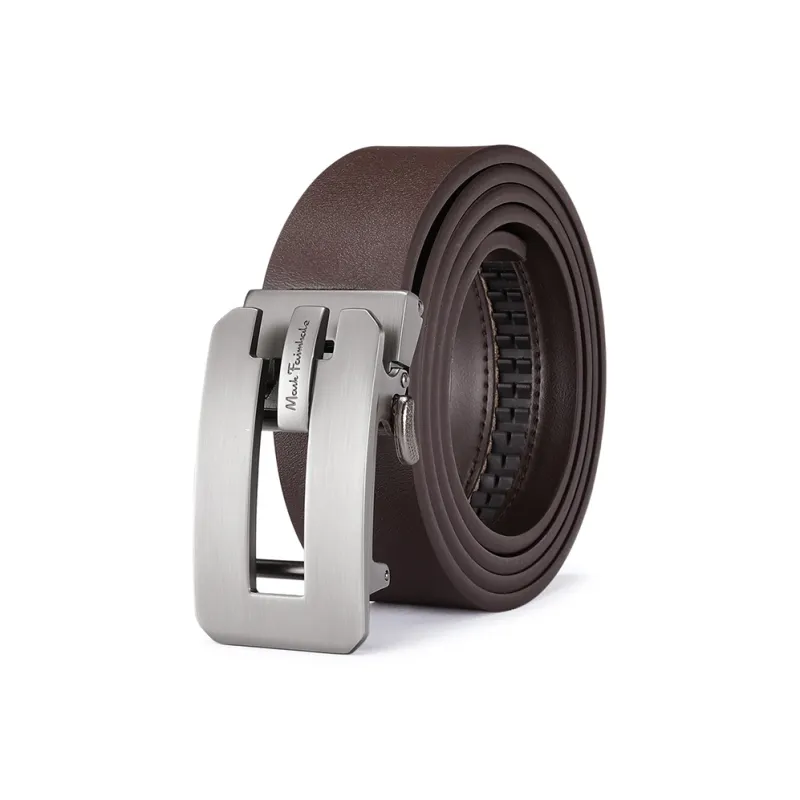 FAIRWHALE Cow Leather Belt Men's Width 3.5CM-0