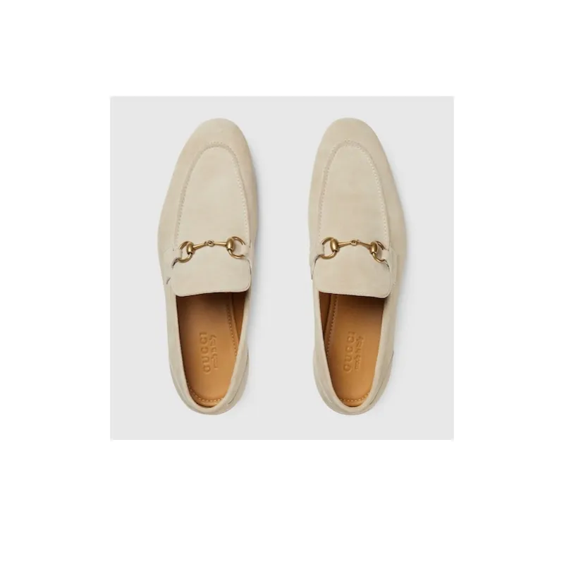 GUCCI Jordaan Loafer 'Oatmeal'-7