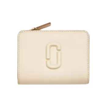 MARC JACOBS The Leather J Marc Mini Compact Wallet