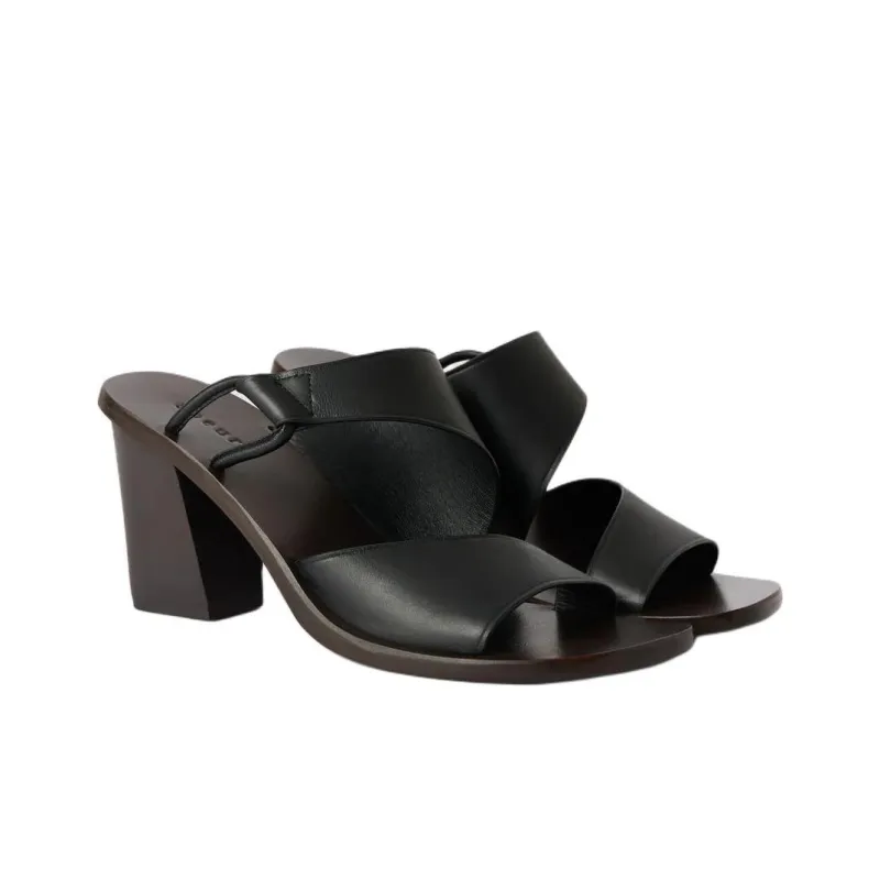 SOEUR Astree 80mm Leather Mules-1