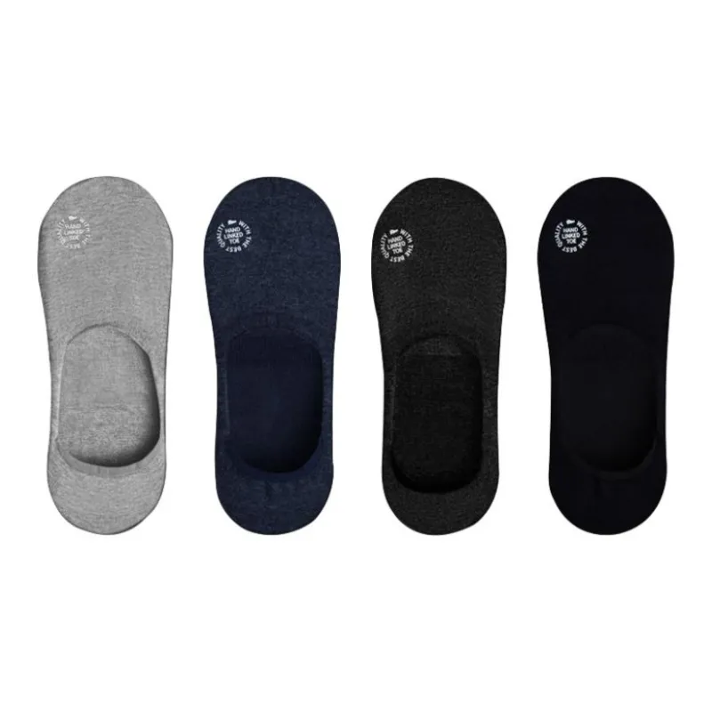 LEEME.ME No Show Socks Men's 4 Pack-1