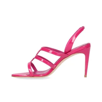 MANOLO BLAHNIK Artysa Strap Sandals 8cm Women's Rose Red
