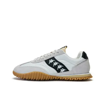 Kappa Non slip Wear resistant Shock Absorption Low Top Casual Running Shoes Unisex Gray
