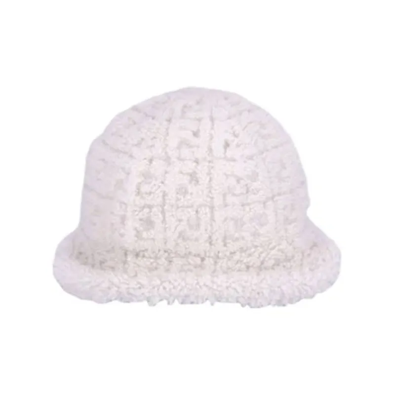 FENDI Wool Bucket Hats Women's Pink-0