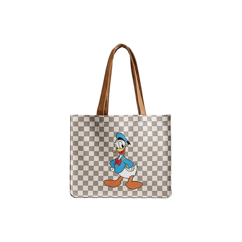 Disney PVC Tote Bag Shopping Bag Crossbody Bag Shoulder Bag Large Size Women's White/Coffee/Blue-0