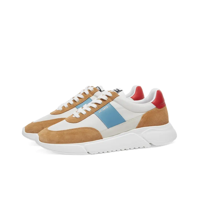 Axel Arigato Genesis Vintage Runner Brown Blue Red-3