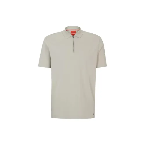 HUGO BOSS Polo Shirts Men Beige