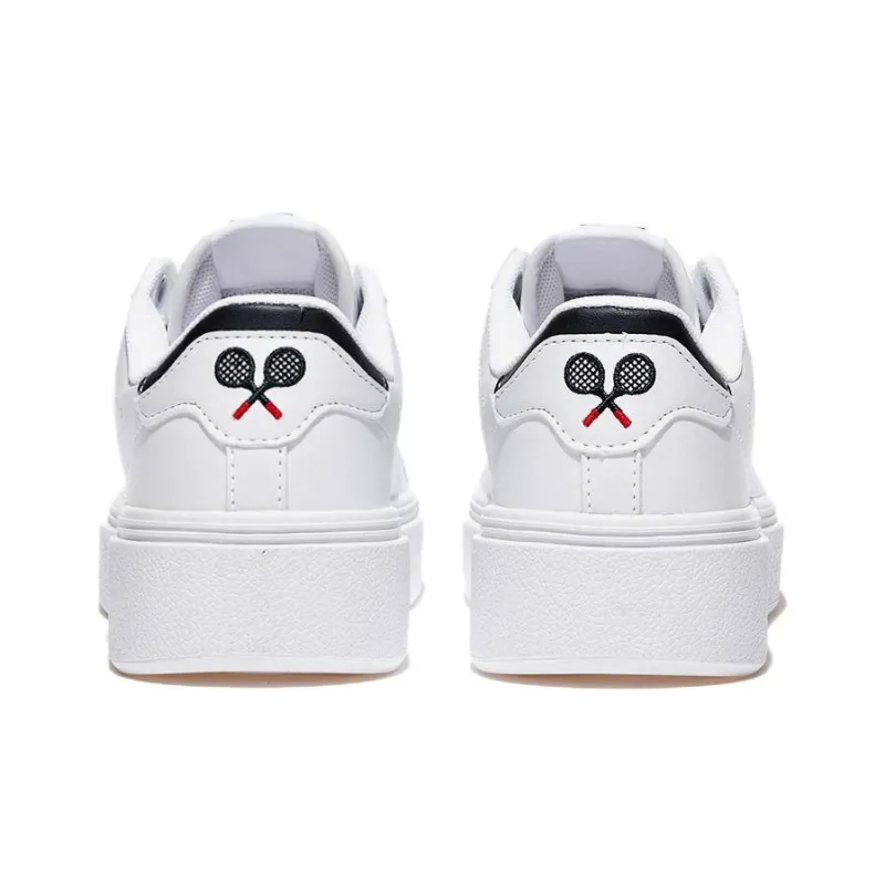 FILA Cour Plumpy Abrasion Resistant Breathable Low Top Skateboard Shoes Unisex White-3