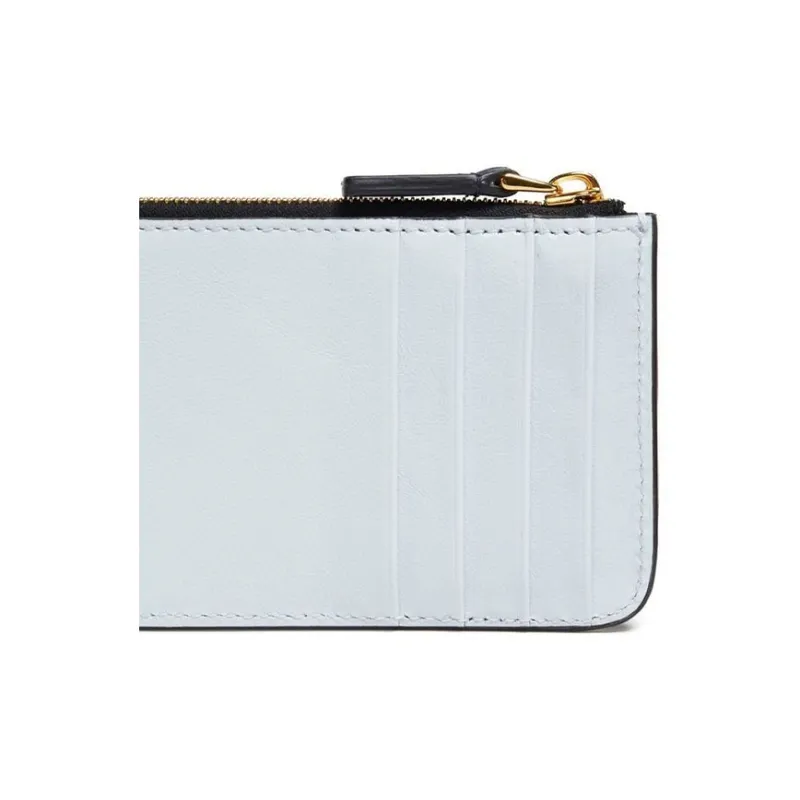 MARNI Logo print Leather Card Holder-3